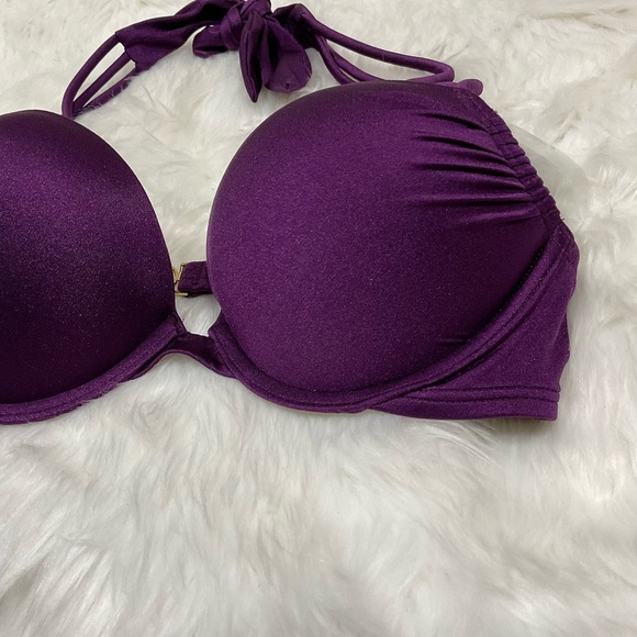Victoria's Secret Purple Bombshell Swim Top - Picture 2 of 9